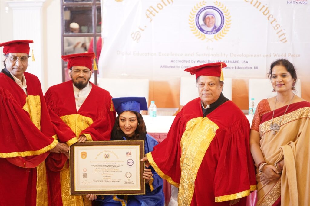 Honorary Doctorate of Mass Media to Samira Aziz