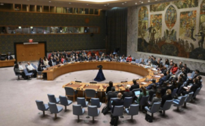 un security council meeting