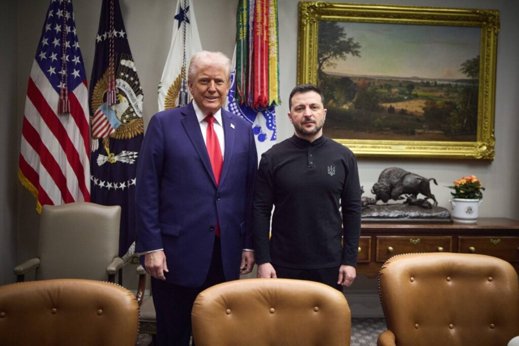 us president trump and zelensky russia-ukrine peace talk