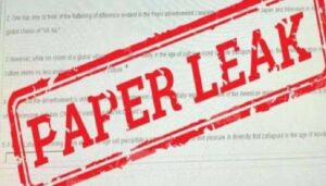 Exam paper leak
