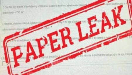 Exam paper leak