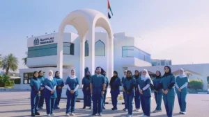 Dubai health nurse