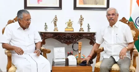 Pinarayi and Governor