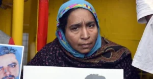 Mother of Najeeb Ahmed