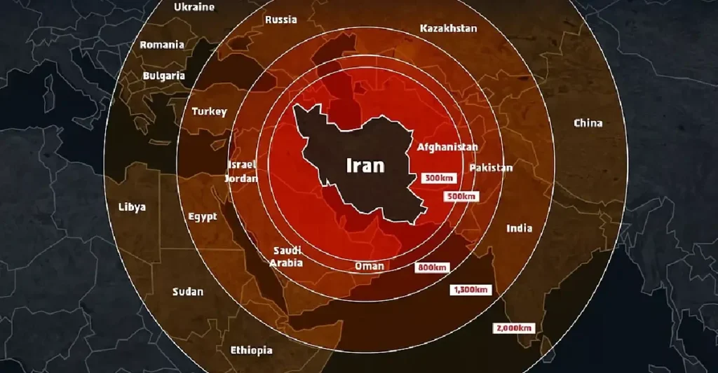 Isreal border illustration map