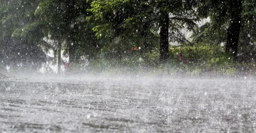 Heavy rainfall