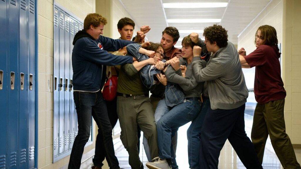 students fight