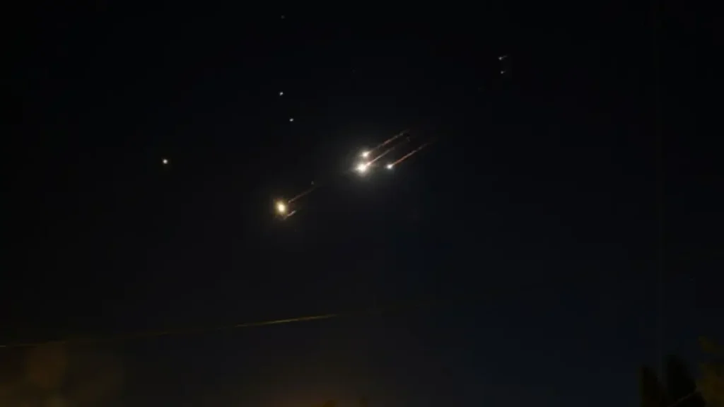 iran missiles at israel