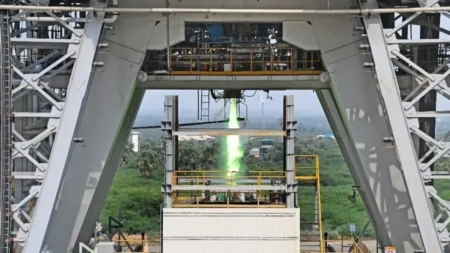 isro sce 200 hot test