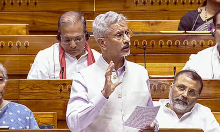 എസ് ജയശങ്കർ പാർലമെന്റിൽ