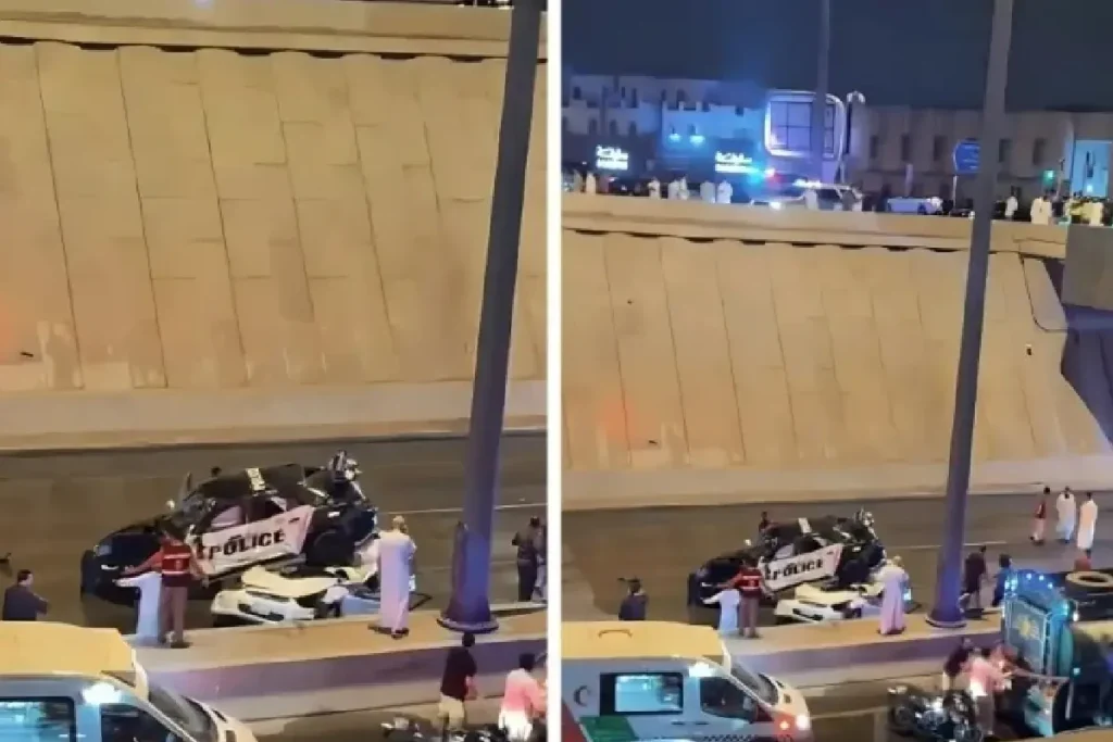 Riyad Police Vehicle Accident