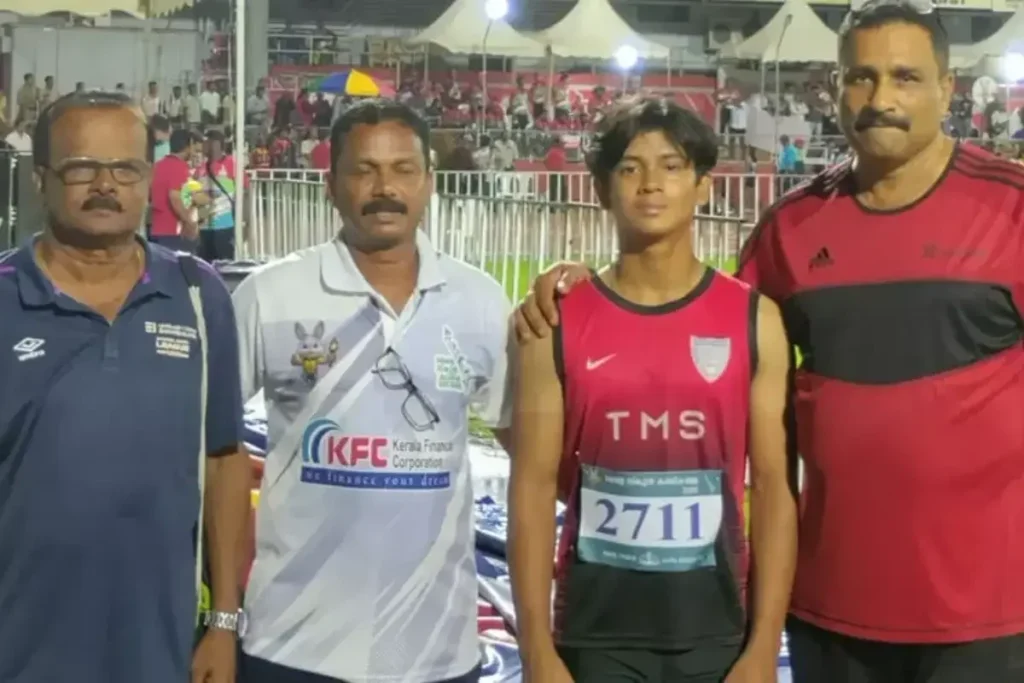 സംസ്ഥാന സ്കൂൾ കായിക മേളയിൽ ചരിത്രമെഴുതി പ്രവാസി വിദ്യാർഥി; ആദ്യ മെഡൽ നേട്ടം