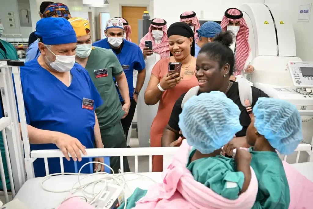 Siamese twins' surgery