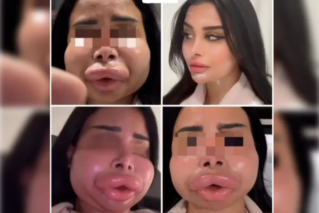 കോസ്മെറ്റിക് സര്ജറി പാളി; വികൃതമായി മോഡല് ദാന അല്ശഹ്രിയുടെ മുഖം