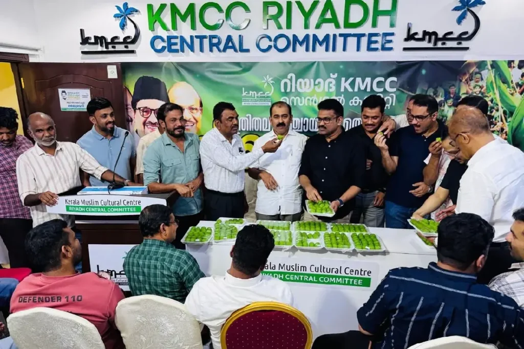 യുഡിഎഫ് ചരിത്ര വിജയം; ആഘോഷമാക്കി റിയാദിൽ കെഎംസിസി പ്രവർത്തകർ