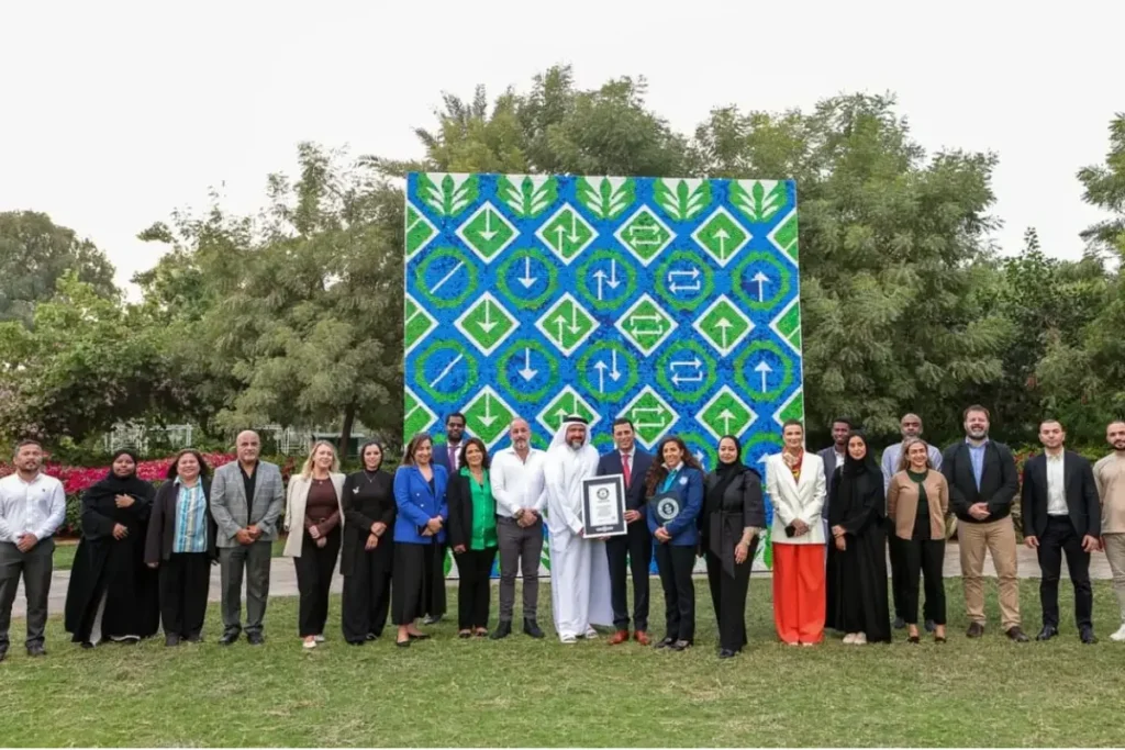 മൊസൈക്കിലൂടെ ഗിന്നസ് റെക്കോഡ് സ്വന്തമാക്കി അബുദാബി