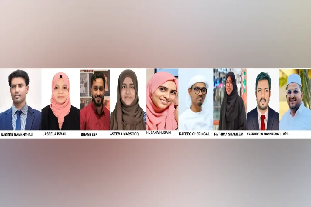 ദുബൈ കെഎംസിസി സർഗോത്സവം രചന മത്സര വിജയികൾ