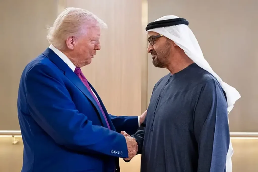 UAE president and trump