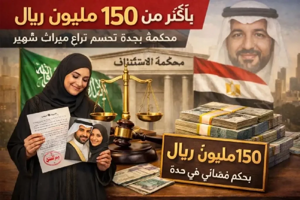 സൗദി കോടീശ്വരന്റെ അനന്തരാവകാശ കേസില് ഈജിപ്ഷ്യന് ഭാര്യക്ക് 15 കോടിയിലേറെ റിയാല്