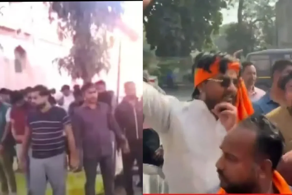 ലഖ്നൗ സർവകലാശാലയിൽ നമസ്കാര വിരുദ്ധ പ്രതിഷേധവുമായി ബജ്രംഗ്ദൾ; വിവാദമായി ലാൽ ബരദാരി