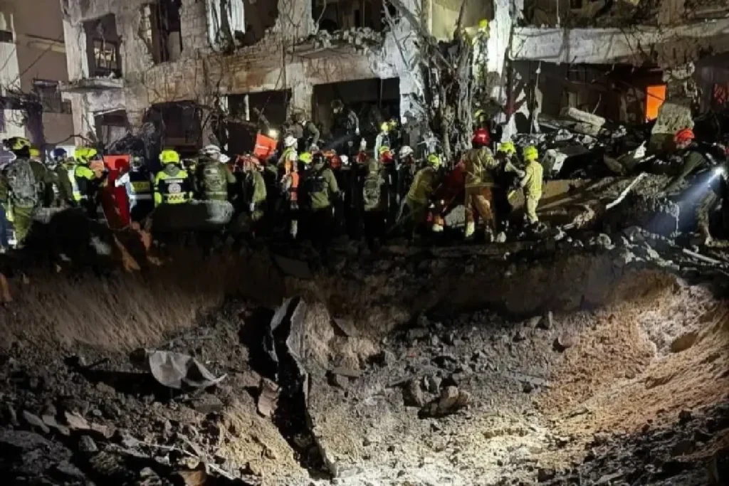 തെല്അവീവില് വന് നാശനഷ്ടങ്ങള്