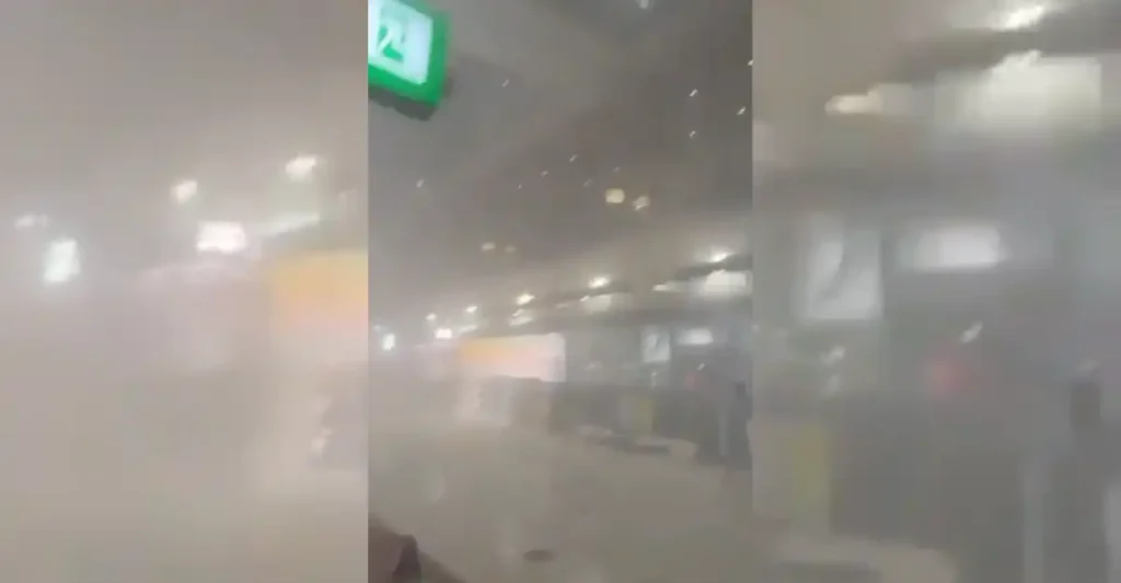 ദുബായ് വിമാനത്താവളത്തിലേക്ക് ഇറാന്റെ മിസൈലാക്രമണം; നാല് പേർക്ക് പരിക്ക്