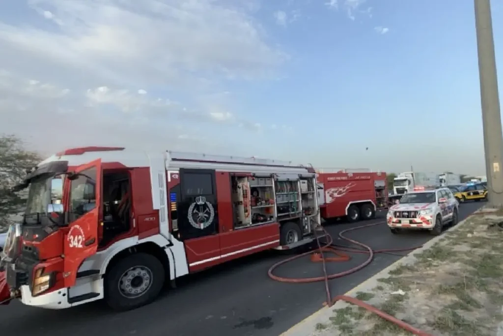 കുവൈത്തില് വാഹനങ്ങള് കൂട്ടിയിടിച്ച് അഞ്ച് പേര് മരിച്ചു