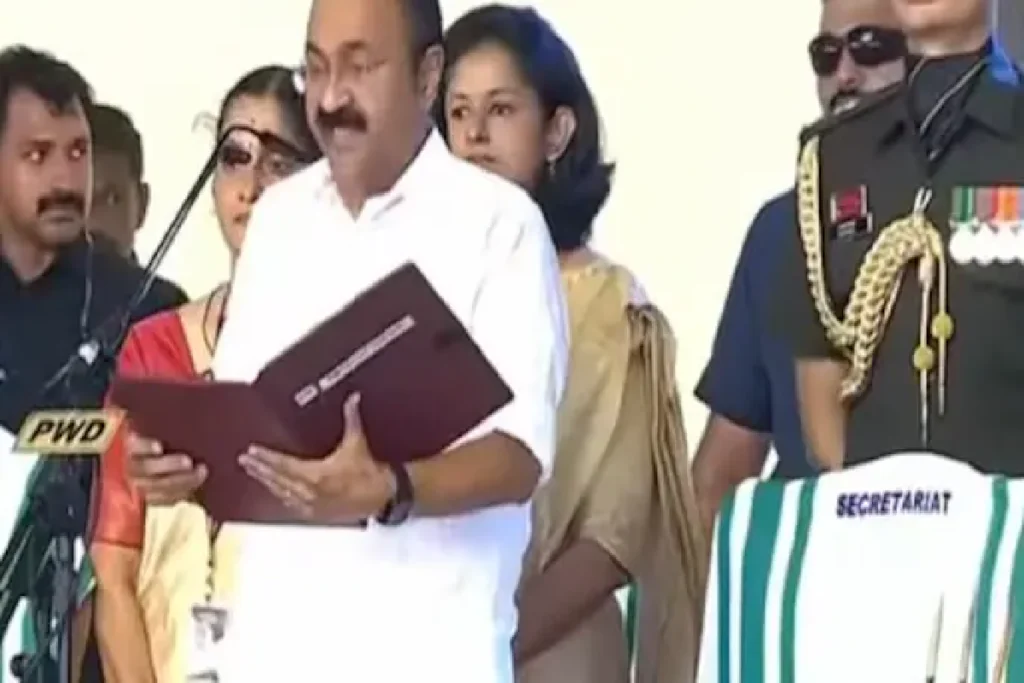 കേരളത്തിന്റെ പുതിയ മുഖ്യമന്ത്രിയായി വി.ഡി. സതീശൻ സത്യപ്രതിജ്ഞ ചെയ്ത് അധികാരമേറ്റു