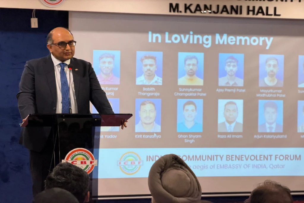 റാസ് ലഫാൻ അപകടത്തിൽ മരണമടഞ്ഞ ഇന്ത്യൻ പൗരന്മാർക്ക് ഇന്ത്യൻ പ്രവാസി സമൂഹത്തിന്റെ ആദരാഞ്ജലി
