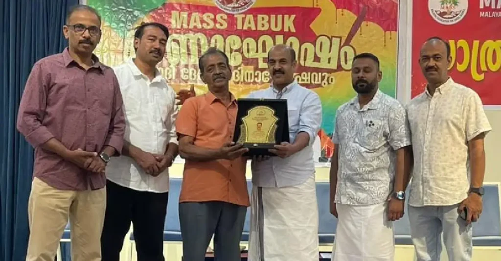 34 വർഷത്തെ പ്രവാസ ജീവിതം അവസാനിപ്പിച്ച ജോസ് സ്കറിയക്ക് യാത്രയയപ്പ് നൽകി