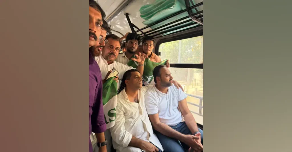 ഗ്യാനേഷ് കുമാറിനെതിരെ പ്രതിഷേധം; യൂത്ത് ലീഗ് നേതാക്കളെ കസ്റ്റഡിയിലെടുത്ത് പോലീസ്